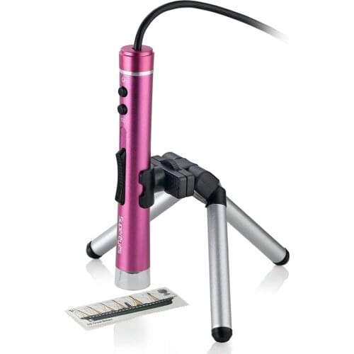 USB Electronic Digital Microscope Endoscope Camera LED 300X Zoom Video Microscope 0.2MP Skin Hair Inspection Taking Photos PC