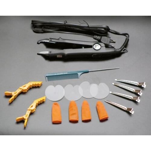 Control temperature EXTENSIONS FUSION REMY HUMAN HAIR CONNECTOR IRON JR611