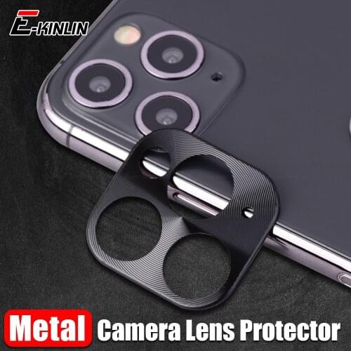Metal Camera Screen Protector Case For iPhone 11 Pro Max X XS Max XR Back Camera Lens Protective Ring Titanium Alloy Cover