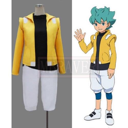 Mobile Suit Gundam AGE Flit Asuno Yellow Set Cosplay Costume