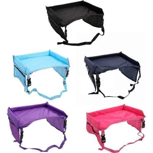 Children Baby Car Seat Organizer Tray Stroller Kids Toy Food Holder Desk Waterproof Portable Table For Car Child Table Storage