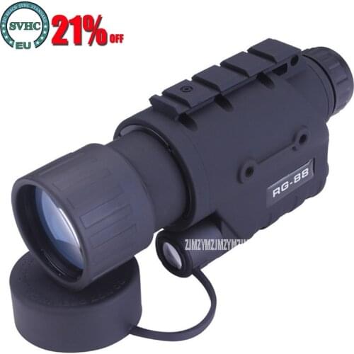 RG88-5X Infrared Digital Night Vision Telescope Military Tactical Monocular Long Range Vision Monocular Telescope For Hunting