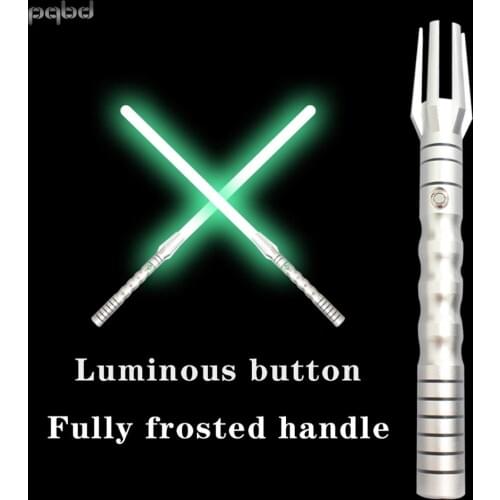 Pqbd Lightsaber Metal Handle Children Adult Toys Metal laser sword brinquedos luminoso dueling lightsaber as a gift