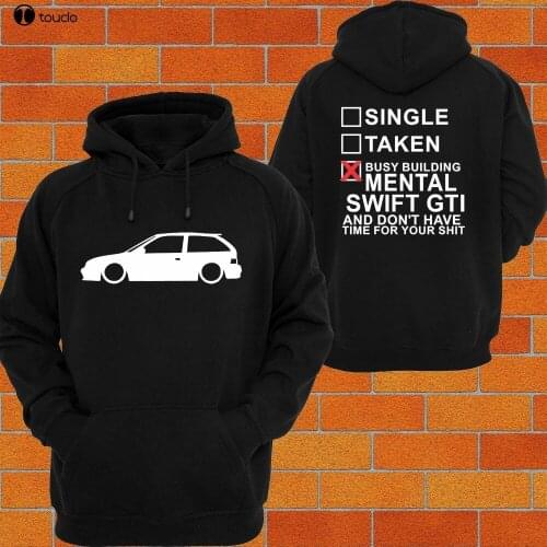 Hoodie Suz Swift GTi Hatch Turbo GT G14b 1.3L Cino Race Boost Singlet Hoodies Sweatshirt