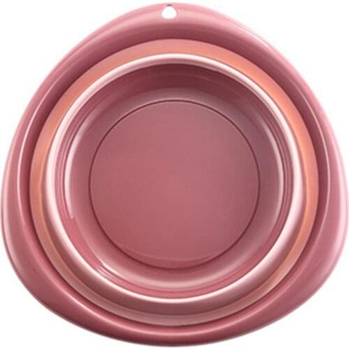 Creative Folding Basin Outdoor Travel Portable Basin Washing Face, Laundry, Vegetable Washing Basin