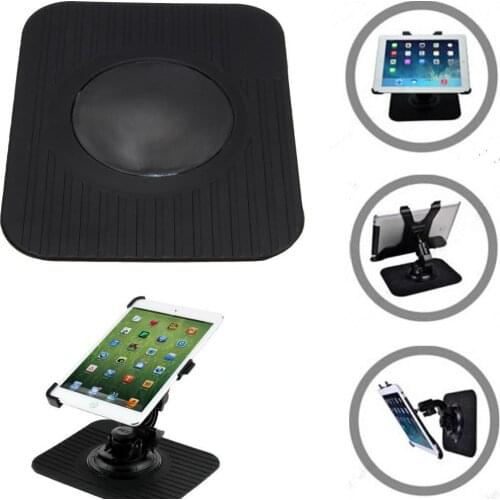 Universal Mobile Phone Bracket Dash Panel Silicone Anti-slip Mat Car GPS Navigation Bracket Black Silicone Anti-slip Shockproof