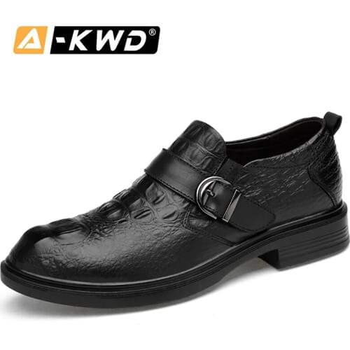 Oxford Shoes for Men Sapato De Couro Masculino Wear Resistent Mens Dress Shoes Leather Man Shoes Leather Genuine Plus Size 36-49