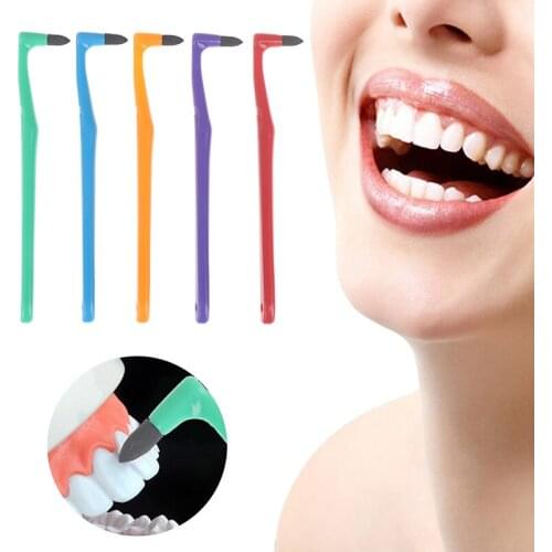 1Pcs Small Head Soft Hair Correction Teeth Braces Dental Floss Oral Tooth Care Orthodontic Toothbrush Interdental Tooth Brush
