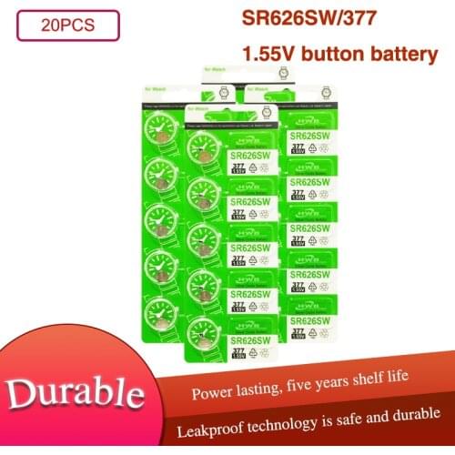 20pcs NEW Maxell Original 377 376 177 SR626SW 626 SR626 V377 AG4 Watch Battery Silver Oxide Button Coin Cell MADE IN JAPAN