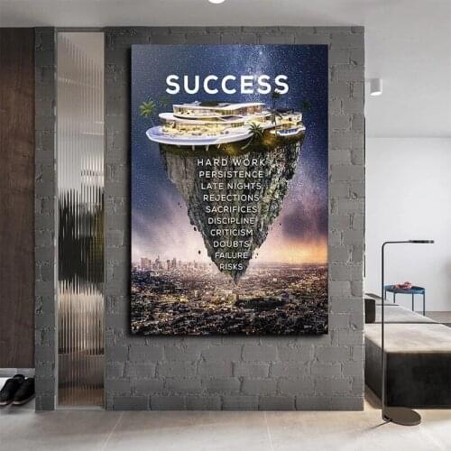 5D Diamond painting Motivational Success Real Estate Posters DIY diamond embroidery mosaic cross stitch kit Home decor gift P982