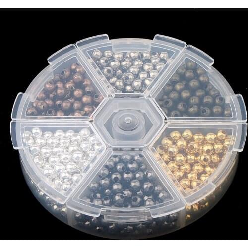 948pcs 4mm Rondelle Spacer Bead for Jewelry Making Assorted Colors with Box