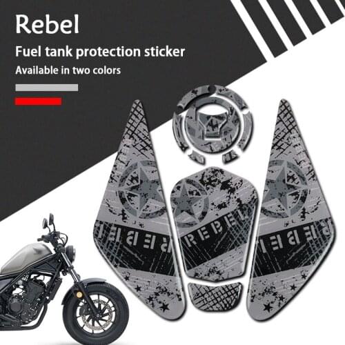 3D Motorcycle Accessories Gas Fuel Tank Pad Sticker Decals Motorbike Protector For Honda Retro CM300Rebel 500 CMX 2017 2018 2019