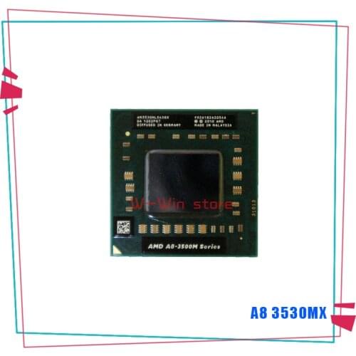 AMD A8-Series A8-3530MX A8 3530MX 1.9 GHz Quad-Core Quad-Thread CPU Processor AM3530HLX43GX Socket FS1
