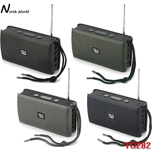 T&G TG282 New Outdoor Bluetooth Speaker Portable Speaker Powerful Wireless Waterproof Bass HIFI TF FM Radio Computer Speakers
