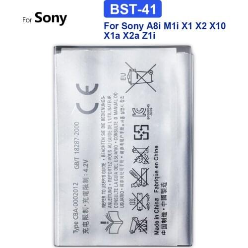 BST-41 Mobile Phone Battery For Sony Ericsson A8i M1i X1 X2 X10 X1a X2a Z1i Battery BST 41