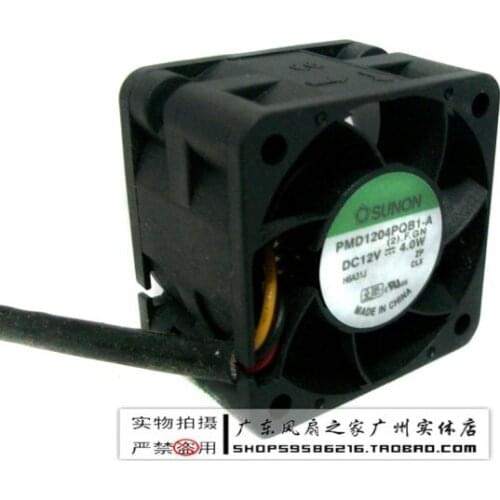 For Sunon 4cm dual ball 4028 server fan pmd1204pqb1-a