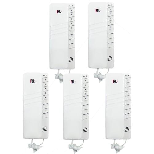 Top Quality Home Intercom System Wired Audio Five-Way Interphone System 4 Wired Cable Easy to Install Clear Voice