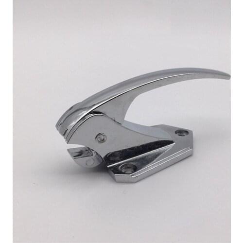 Stainless Steel Oven Door Lock Adjustable Height Door Handle Lock for Oven Freezer Cold Storage Flat Handle Repair Accessories