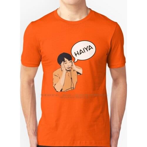 Uncle Roger Haiya Meme Sticker T Shirt 100% Pure Cotton Big Size Uncle Roger Haiya Haiya Meme Mr Ng Malaysia Comedian Viral