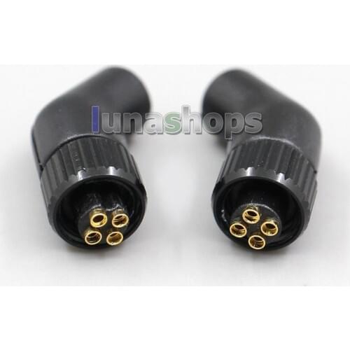LN005420 Ultrahard Polycarbonate DIY XLR Earphone Pin Adapter For JH AUDIO JH24 Roxanne 24 Iriver AK R03 AKR02 Cable