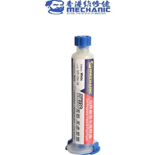 MECHANIC DW136 Face ID Repair Flux Paste Lead-Free Halogen-free Solder Flux For Dot Projector Dot Matrix Module Boards Welding