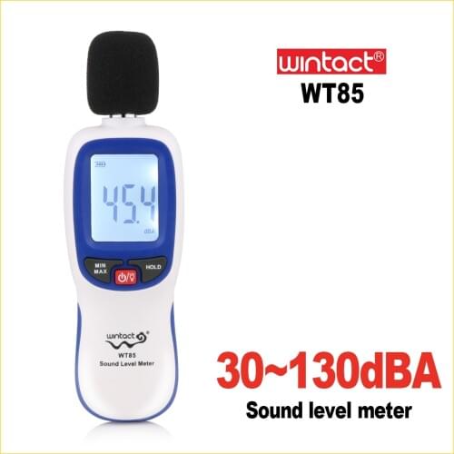 WINTACT WT85 Mini Sound Level Meters Digital Noise Decibel Noise Audio detector Digital Diagnostic-tool 30~130db