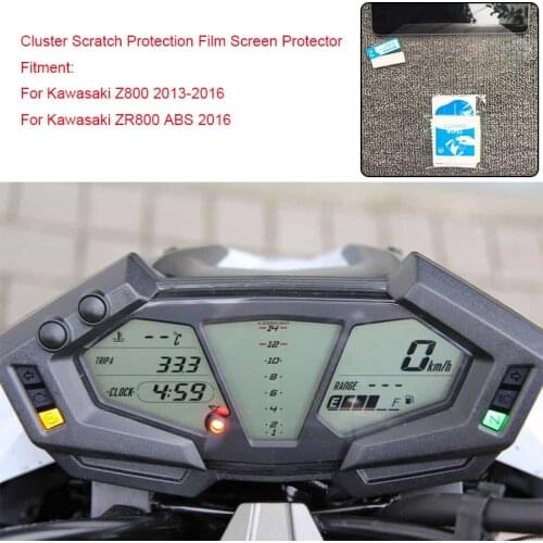 MTCLUB For Kawasaki Z800 ZR800 ABS 2016 Motorcycle Speedometer Cluster Scratch Protection Film Screen Protector TPU Film Clear