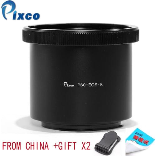 Pixco Lens Adapter for P60-EOS R Lens Mount Adapter Ring for All Pentacon 6 / Kiev 60 Lens Lens to Canon EOS R Mount Camera