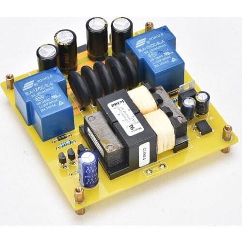 30A soft-start finished plate for high power amplifier Transformers with power supply are more stable and reliable