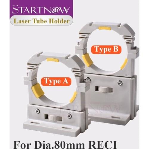 D80mm Reci Laser Tube Support Flexible Lamp Holder Mount Base Plastic Bracket For CO2 Laser Engraver Cutting Machine Accessories