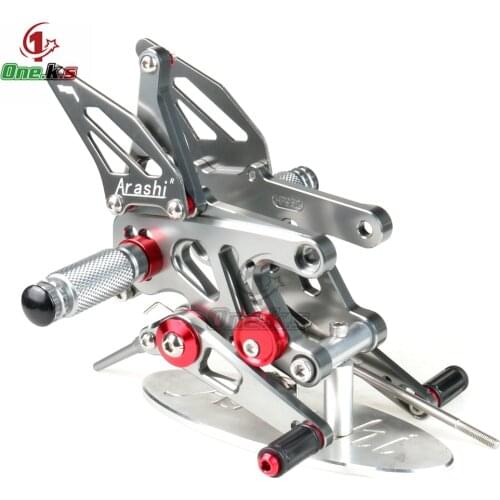 CNC Motorcycle Foot Pegs Rest Rearset Rear Set Footrest For Aprilia RSV4 ( R / FACTORY ) APRC ABS 2013 2014 2015 2016