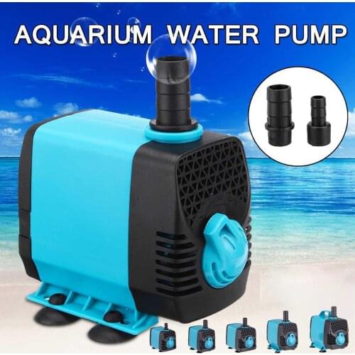 220V Ultra-silence Waterproof IP68 Filter Water Pump for Aquarium Pond Submersible Fountain Pump 10/15/25/40/55W 600-3000L/H