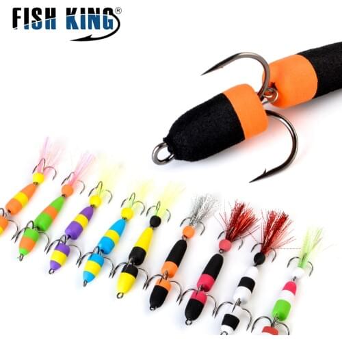 Fishing Lure Jig Swivel Soft Lure Insect bait Swim baits Wobbler Bass Lure Minnow Popper Floats Fishing 18colors