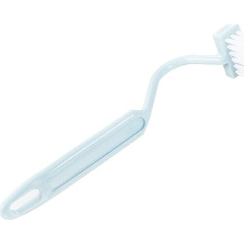 P82C Toilet Rim Edge Brush Bow Curved Flush Passage Brush Bathroom Cleaning Supplies
