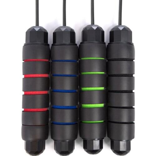 Tangle-Freewith ball bearing jumping rope adjustable skipping rope speed Crossfit Equipments Skipping