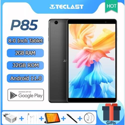 Android Tablet PC Teclast P80H 8 Inch 1280*800 IPS Android 10.0 Quad core 2GB RAM 32GB ROM Dual Camera GPS Wifi Bluetooth