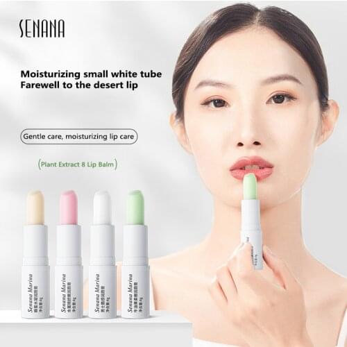 Moisture Lip Balm Aloe Vera Natural Lipstick Colorless Primer Lip Gloss Long Lasting Nourishing Winter Lip Care Makeup TSLM2