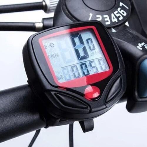 Bike Computer Bicycle Speedometer Cycling Wried Stopwatch Odometer Waterproof Wired Digital Speed Counter Code Bike Accessories