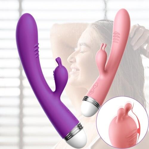 Vibrator Rabbit Vaginal Pussy Massager G-Spot Clitoris stimulator Erotic Products Sex For Woman Female Anal Sex Orgasm
