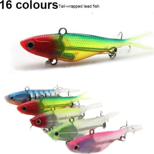 1 Pcs Silicone VIB JIG Hook Whopper Soft 9.5cm/21g Bait Fishing Lure 3D Eyes Artificial Bait With Treble Hook 2020 New