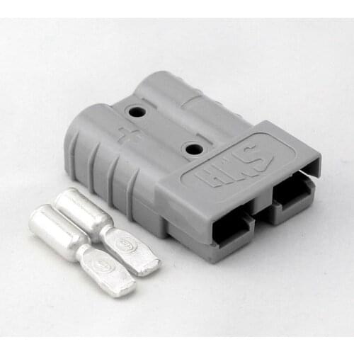 10PCS/Lot GRAY SMH SY50A 600V BATTERY PLUG POWER CONNECTOR WITH CONTACTS FOR ELECTRIC MOBILITY SCOOTER GOLF CARS FORKLIFT TRUCK