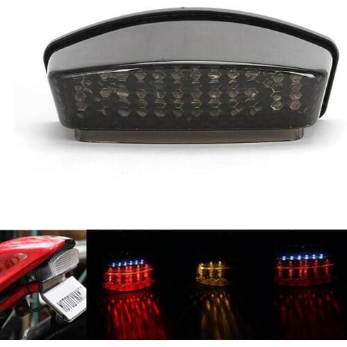 1000 Motorcycle For Ducati 94-08 Monster 900 S2R S4 S4R S4RS Motorcycle Integrated LED Tail Rear Light Running Brake Turn Signal