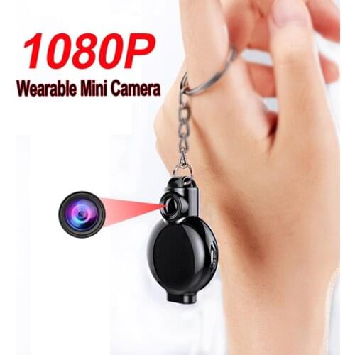 1080P Mini Camcorder Wearable Mini Camera Audio Voice Video Micra Cam Recorder Sport DV DVR Body Camcorder suport Hidden tf card