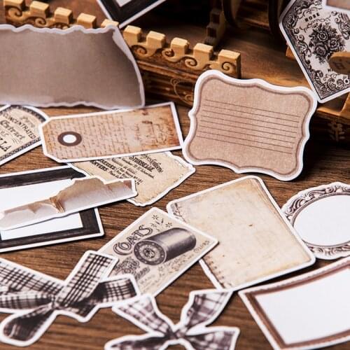 20PCS vintage English letters Stickers Crafts And Scrapbooking stickers kids toys book Decorative sticker DIY Stationery