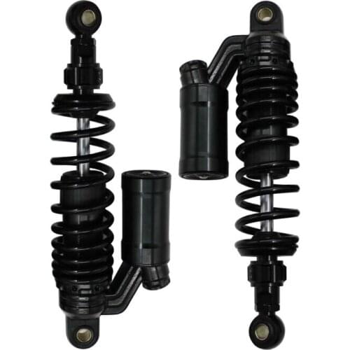 1pair 305mm 320mm 340mm 350mm 360mm Motorcycle Air Shock Absorber Rear Suspension for HONDA SUZUKI Kawasaki YMAHA black
