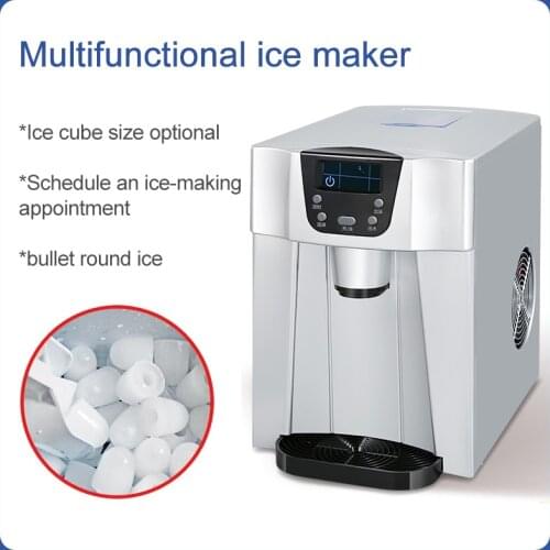 Ice machine, household and commercial multi-function, automatic ice-dropping mini ice machine & Ice water Integrated machine