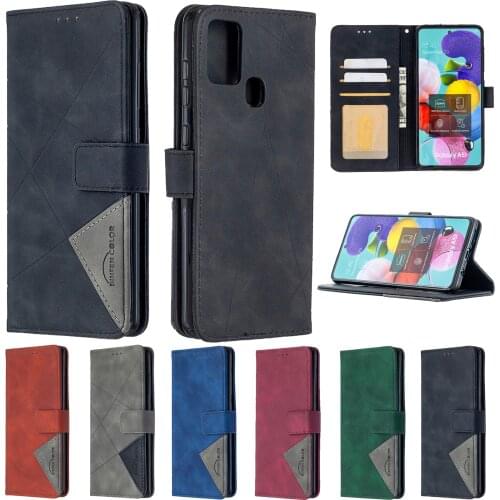A21S Case Magnetic Buckle Case on For Samsung Galaxy A 21S SM-A217F/DSN Cover Coque for Samsung a21 s A215F Leather Flip Etui