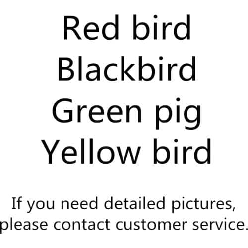 18cm/7" Angry Pigs Movie Action Figure Feature the Movie Plush Toys Collection Soft Nice Doll