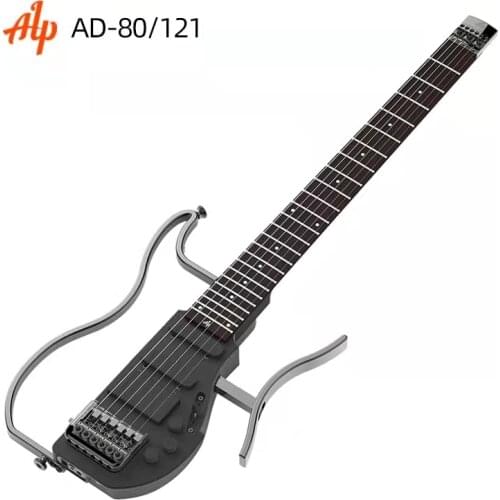 ALP headless electric guitar Explorer folk Travel Portable Folding Electric Guitar Set rock mute guitar childrens gifT