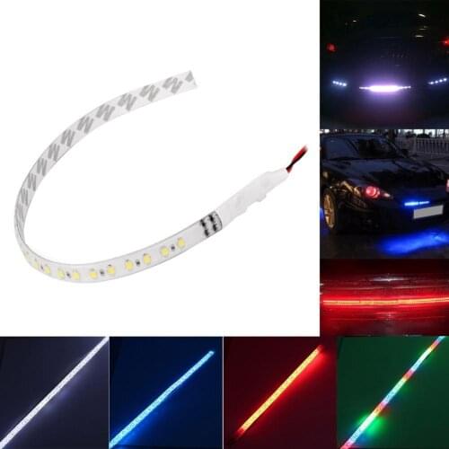 Adhesive Bendable Car Motorcycle RGB LED Knight Rider Night Light Strip Lamp Bar Bike Motorcycle Truck